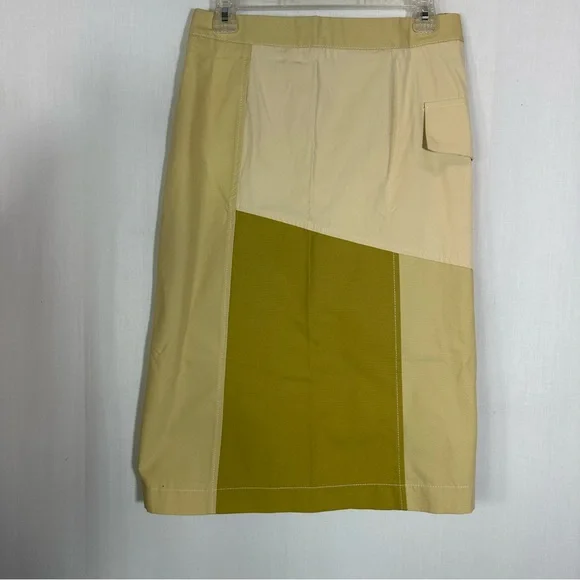 Zara Two-Tone Green and Cream Skirt Set - Picture 5 of 16
